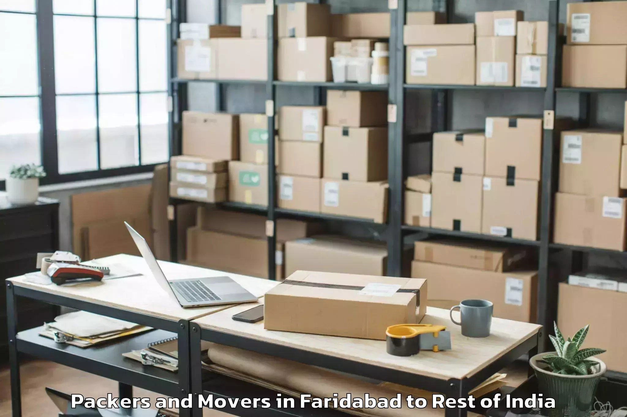 Book Your Faridabad to Elkathurthy Packers And Movers Today